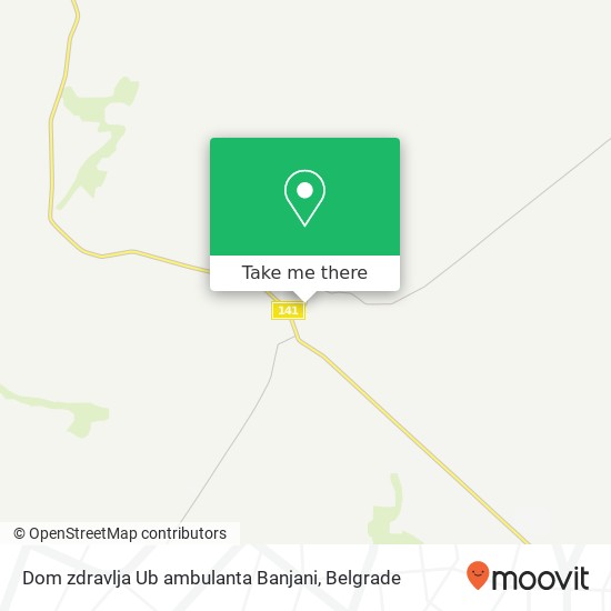 Dom zdravlja Ub ambulanta Banjani map