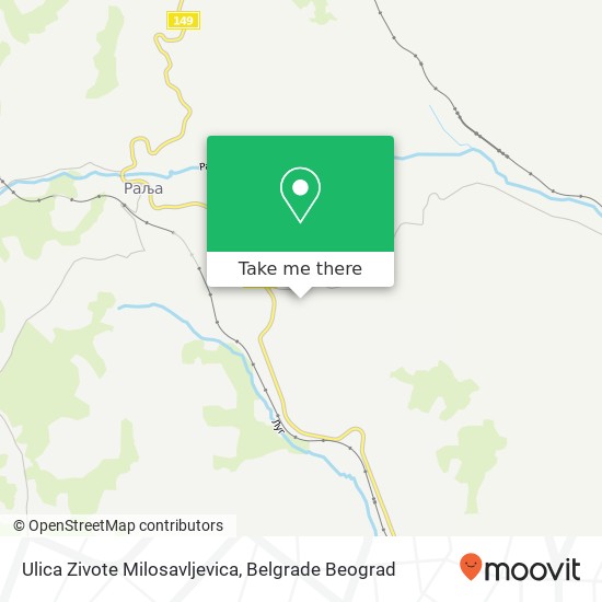 Ulica Zivote Milosavljevica map