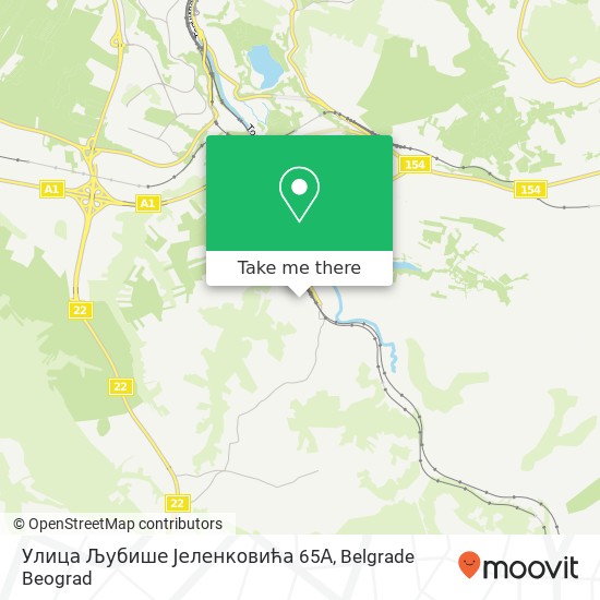 Улица Љубише Јеленковића 65А map