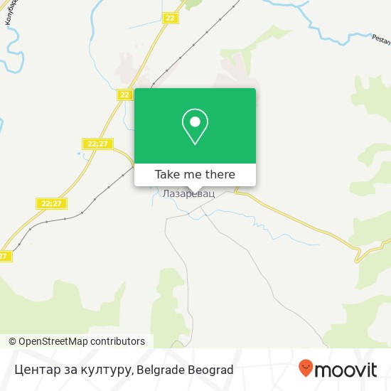 Центар за културу map