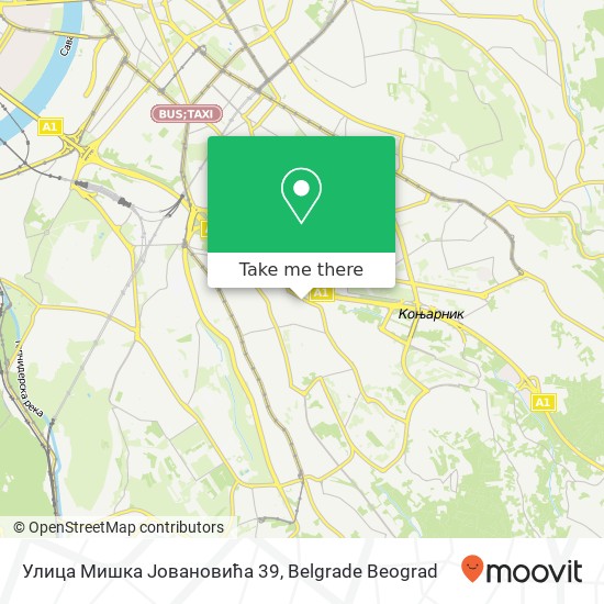 Улица Мишка Јовановића 39 map