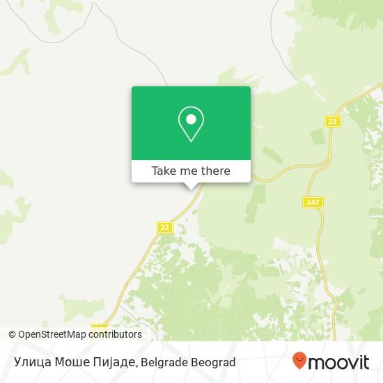 Улица Моше Пијаде map