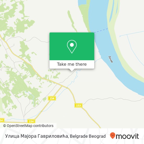 Улица Мајора Гавриловића map