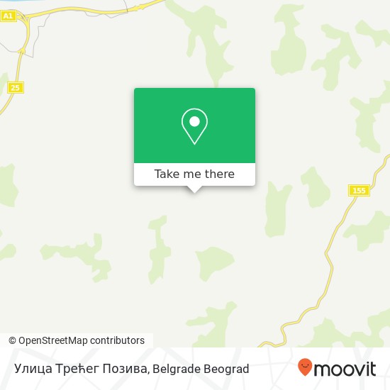 Улица Трећег Позива map