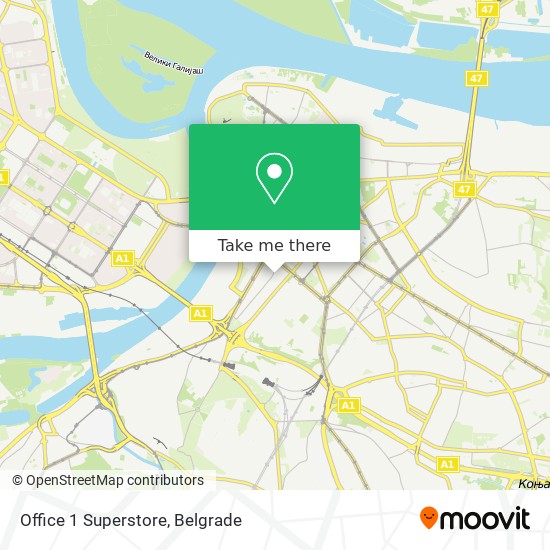 Office 1 Superstore map