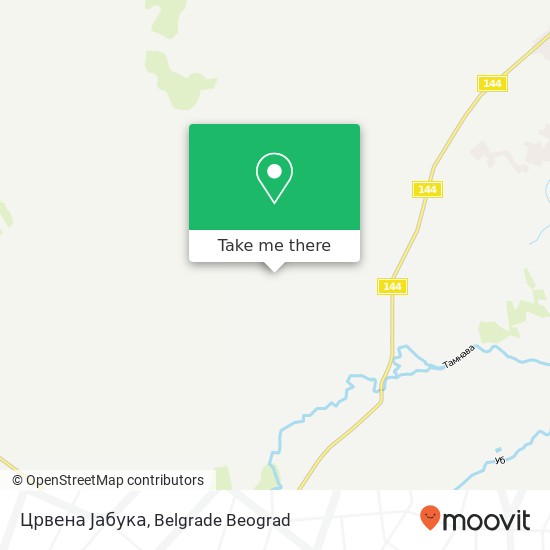 Црвена Јабука map