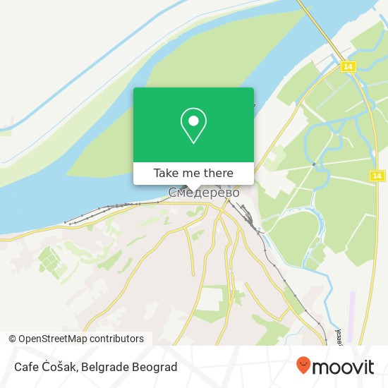 Cafe Ćošak map