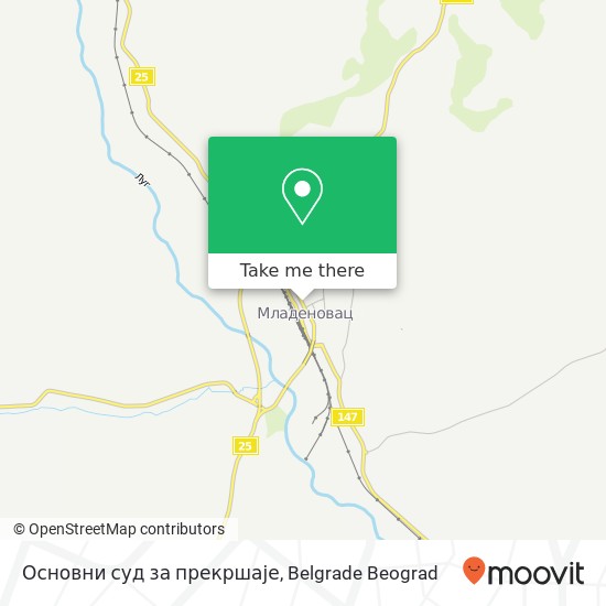 Основни суд за прекршаје map