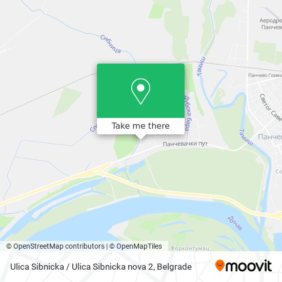 Ulica Sibnicka / Ulica Sibnicka nova 2 map