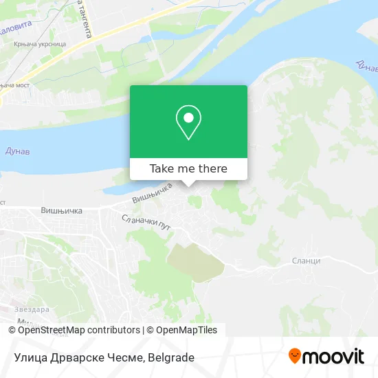 Улица Дрварске Чесме map