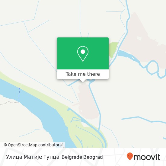 Улица Матије Гупца map