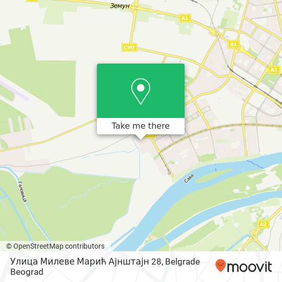 Улица Милеве Марић Ајнштајн 28 map