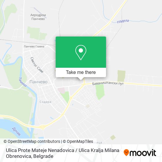 Ulica Prote Mateje Nenadovica / Ulica Kralja Milana Obrenovica map