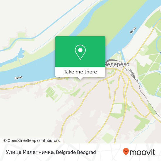 Улица Излетничка map