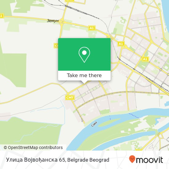 Улица Војвођанска 65 map