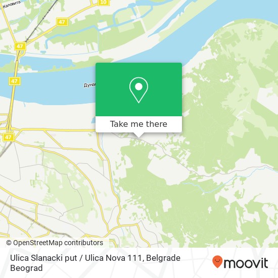 Ulica Slanacki put / Ulica Nova 111 map