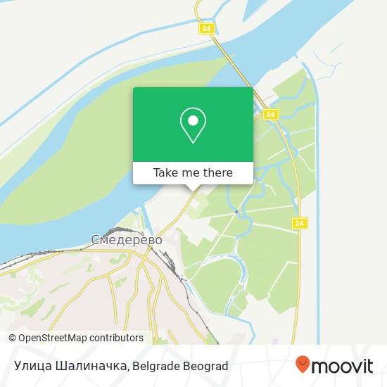 Улица Шалиначка map