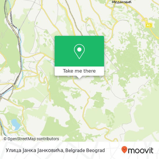 Улица Јанка Јанковића map