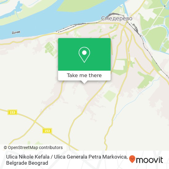 Ulica Nikole Kefala / Ulica Generala Petra Markovica map