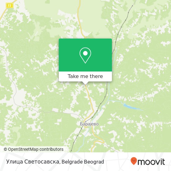 Улица Светосавска map