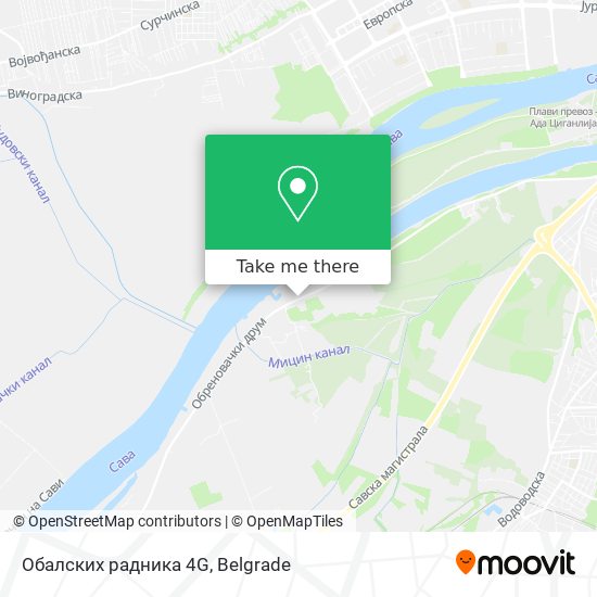 Обалских радника 4G map