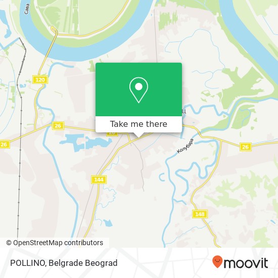 POLLINO map