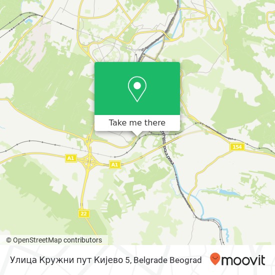 Улица Кружни пут Кијево 5 map