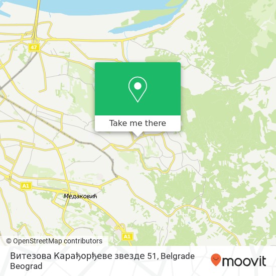 Витезова Карађорђеве звезде 51 map