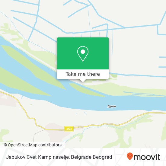 Jabukov Cvet Kamp naselje map