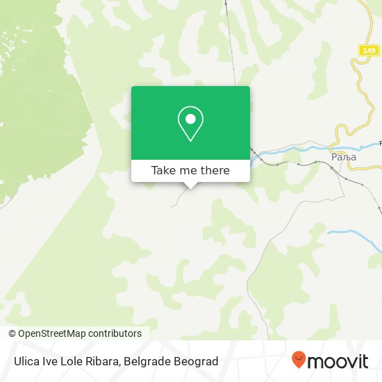 Ulica Ive Lole Ribara map