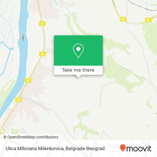 Ulica Milovana Milenkovica map