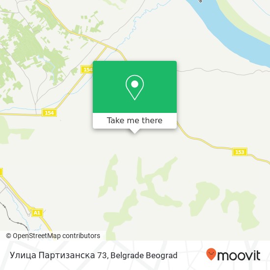 Улица Партизанска 73 map