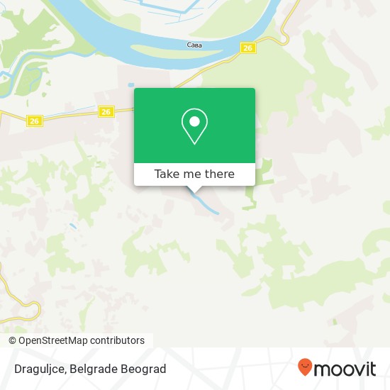Draguljce, Улица Баричка река map