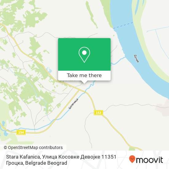 Stara Kafanica, Улица Косовке Девојке 11351 Гроцка map