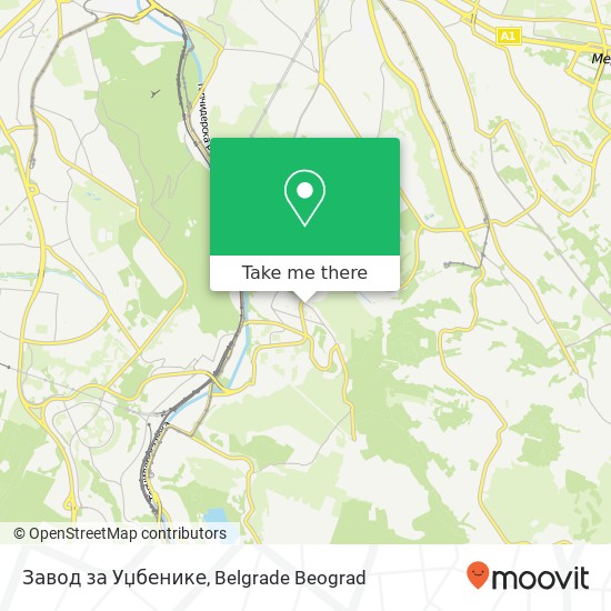 Завод за Уџбенике map