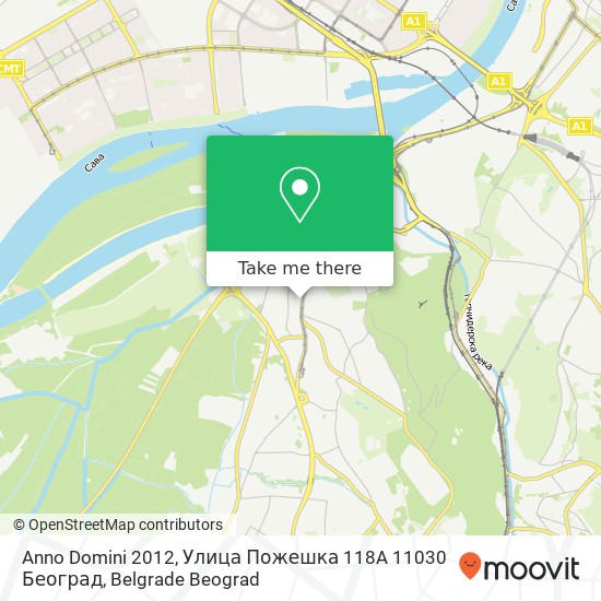 Anno Domini 2012, Улица Пожешка 118A 11030 Београд map