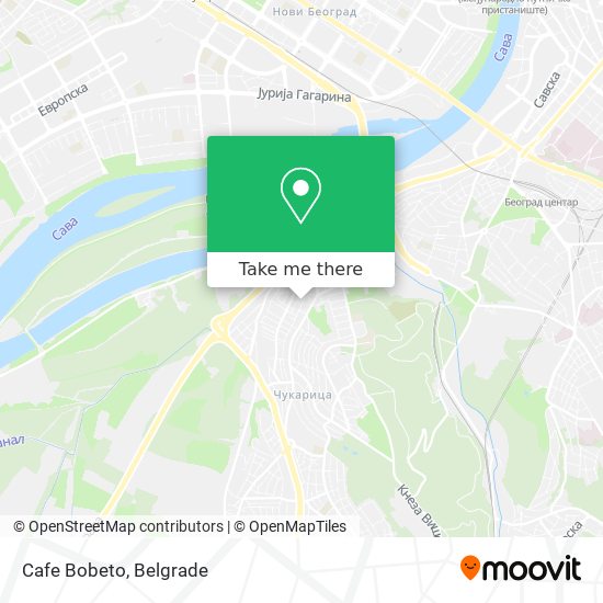 Cafe Bobeto map