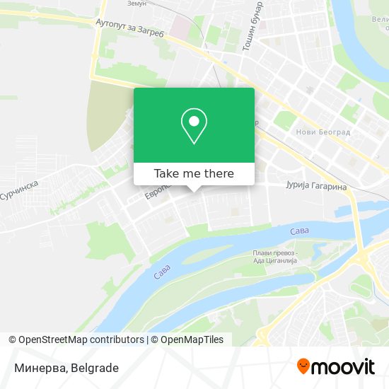 Минерва map