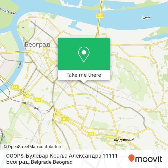 OOOPS, Булевар Краља Александра 11111 Београд map