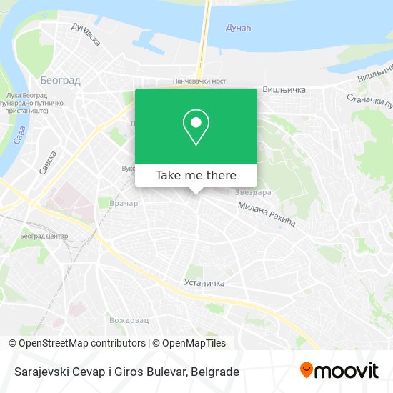 Sarajevski Cevap i Giros Bulevar map