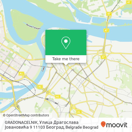 GRADONACELNIK, Улица Драгослава Јовановића 9 11103 Београд map