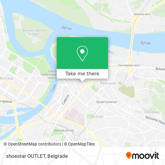 shoestar OUTLET map