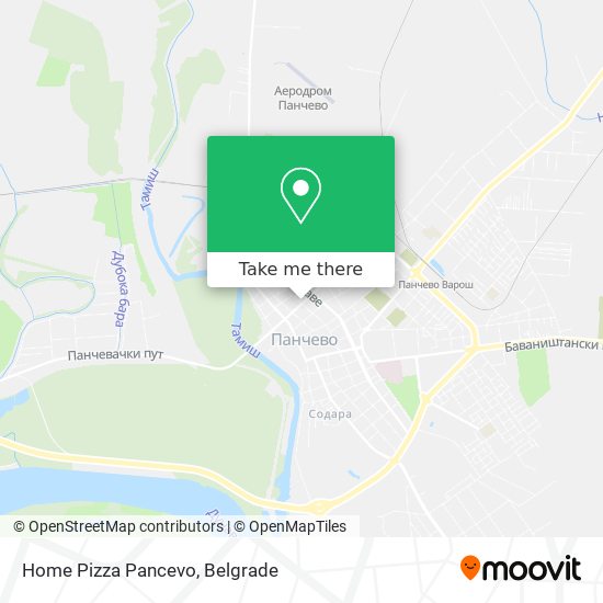 Home Pizza Pancevo map