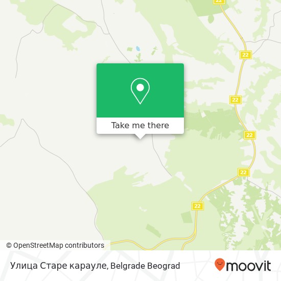 Улица Старе карауле map