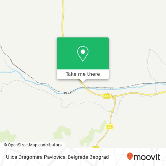 Ulica Dragomira Pavlovica map