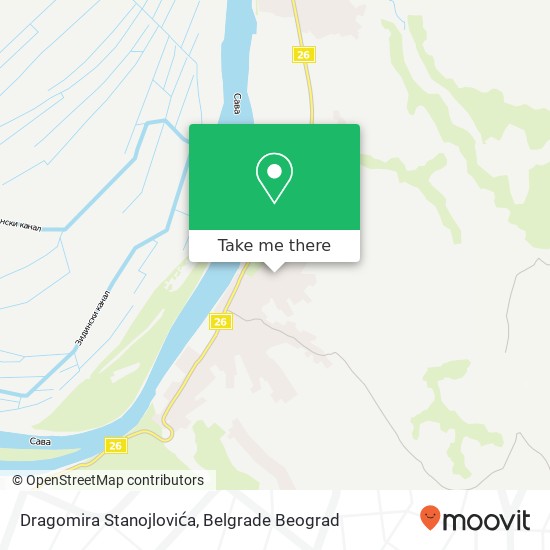 Dragomira Stanojlovića map