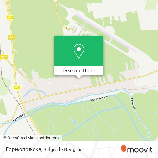 Горњопољска map