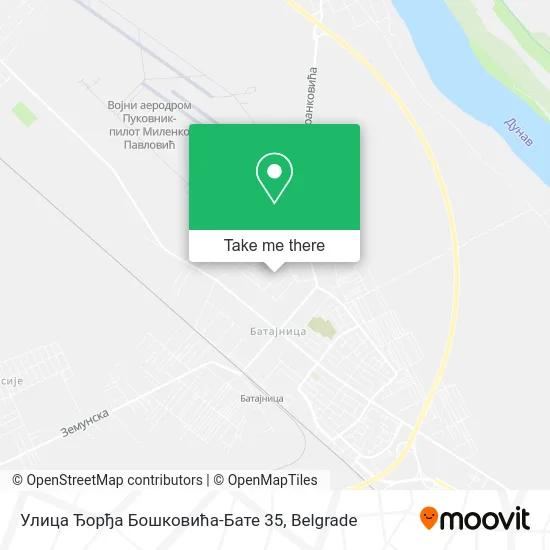 Улица Ђорђа Бошковића-Бате 35 map
