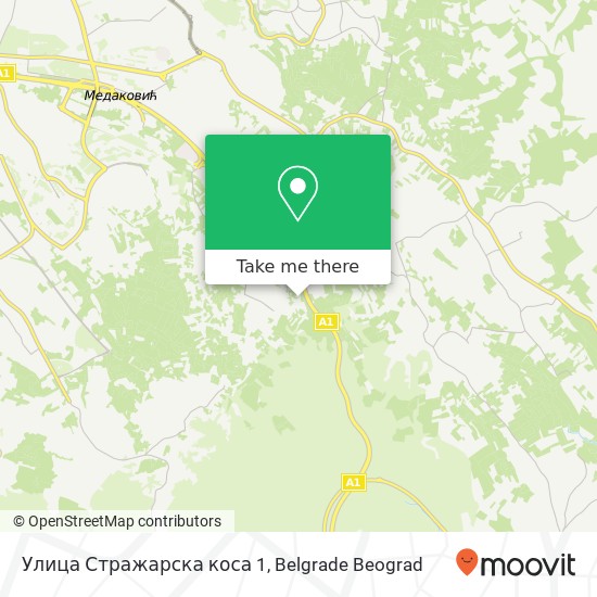 Улица Стражарска коса 1 map