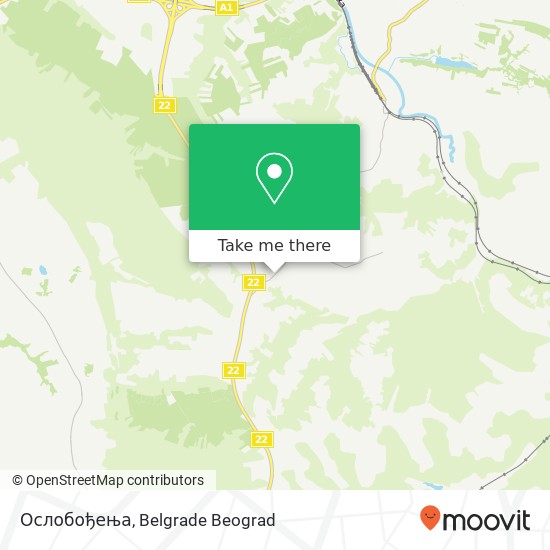 Ослобођења map